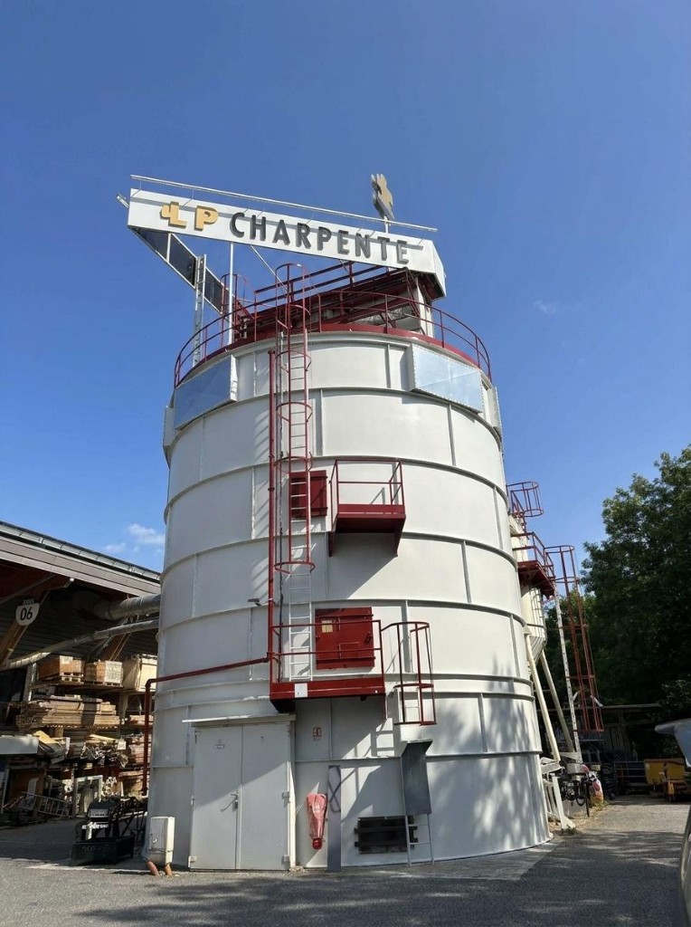 Silo LP Charpente, Stockage et valorisation des chutes, LP Charpente