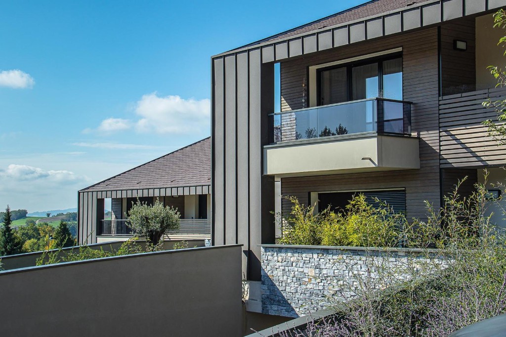 Bardage aluminium SIVALBP Soléa, Domaine du Château, Pringy