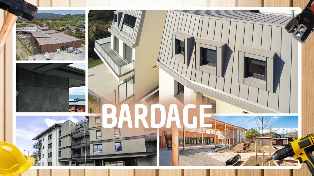 Bardage LP Charpente, bois, fibre-ciment, composite et métal en Haute-Savoie