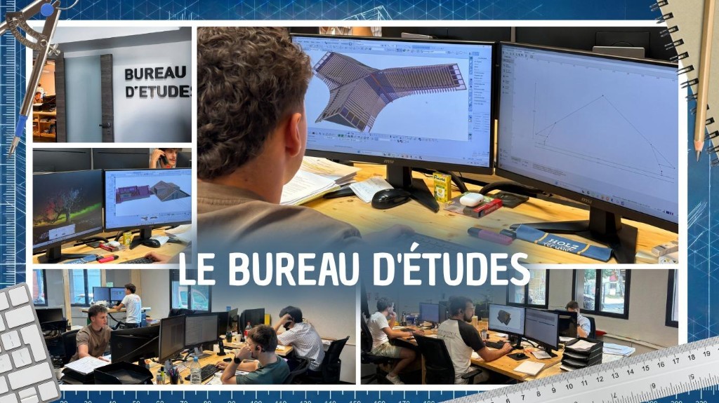 Le bureau d'études LP Charpente, conception et calcul charpente et ossature bois