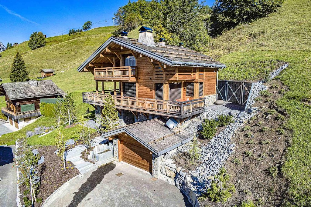 Vue aérienne, Chalet Odin, Le Grand-Bornand
