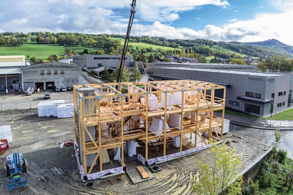 Construction panneaux bois massif, Contamine-sur-Arve, LP Charpente