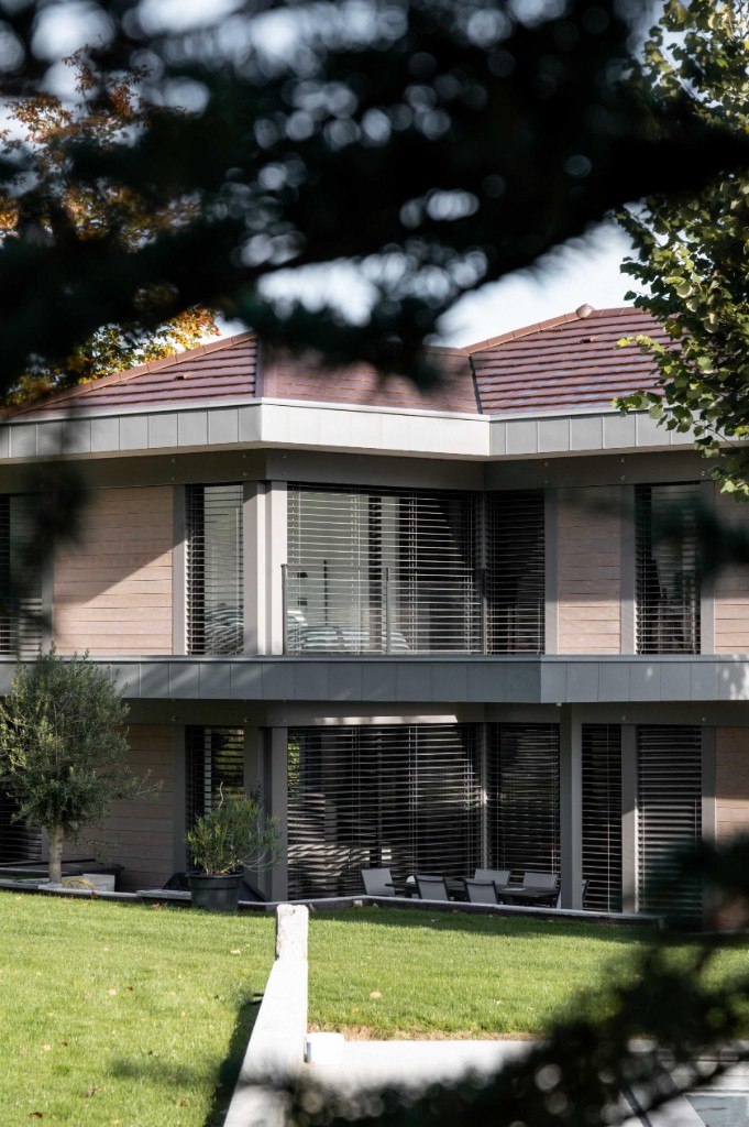 Terrasse et bardage mélèze, Maison Drion, Cornier