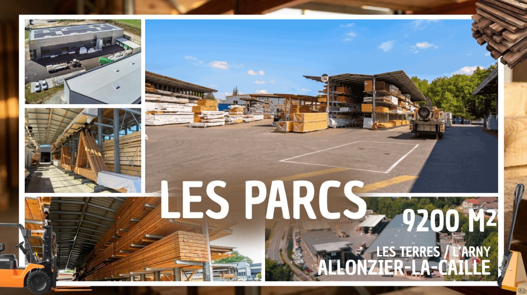 Les parcs, 9 200 m², L'Arny & Les Terres, Allonzier-la-Caille, LP Charpente