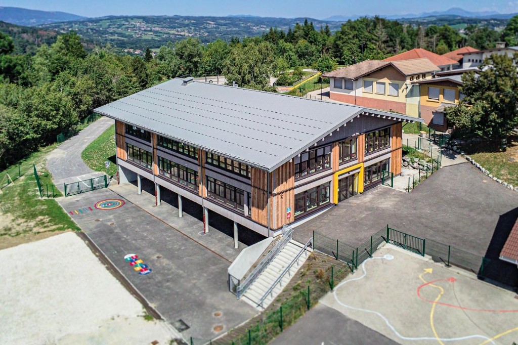 École Saint-Martin-Bellevue, groupe scolaire neuf, Commune de Fillière